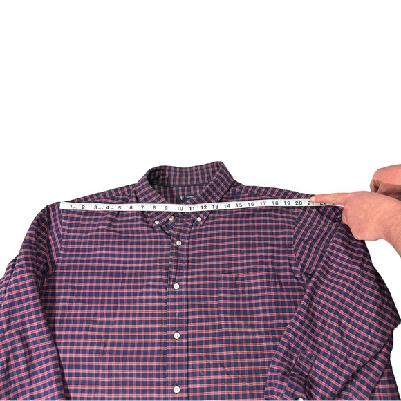 Cremieux 38 Classics Navy Red & White Gingham Long Sleeve Button Up Shirt Sz XXL - Picture 11 of 13